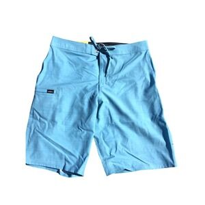 O'Neill Men's Blue Striped Board Shorts Swimsuit Size 30